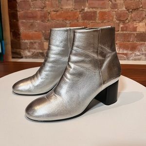 Rag & Bone Silver Boots